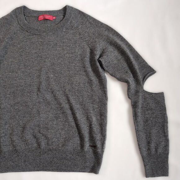 n:PHILANTHROPY Joelle Elbow Cutout Wool/Cashmere Sweater - Picture 4 of 10